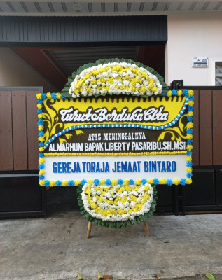 Papan Bunga Duka di Tatoareng
